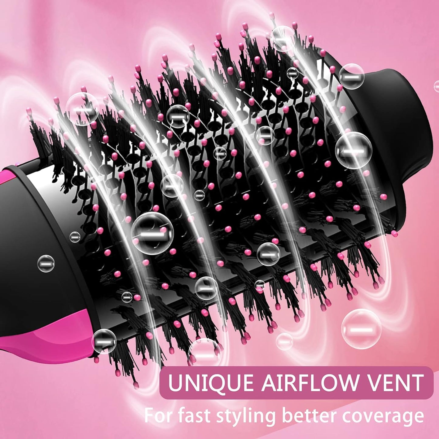 Pirilia™ Styling Brush - 3 in 1 Hair Straightening Brush, Volumizer & Dryer