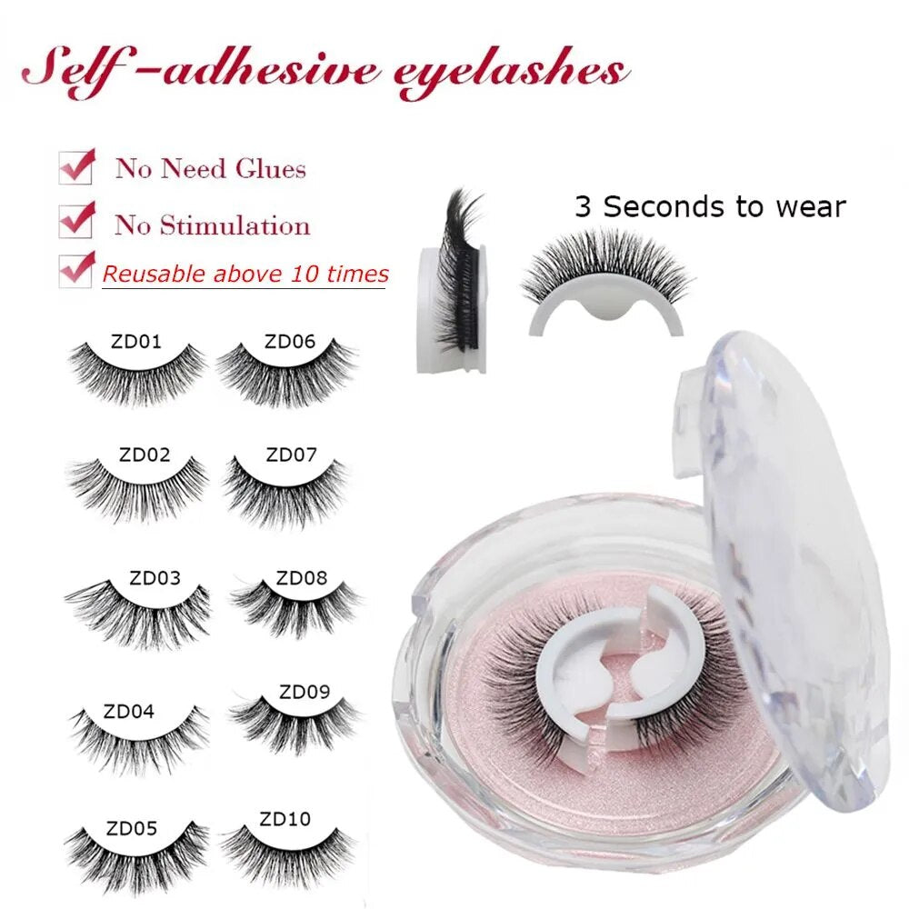 Reusable Self-Adhesive Eyelashes