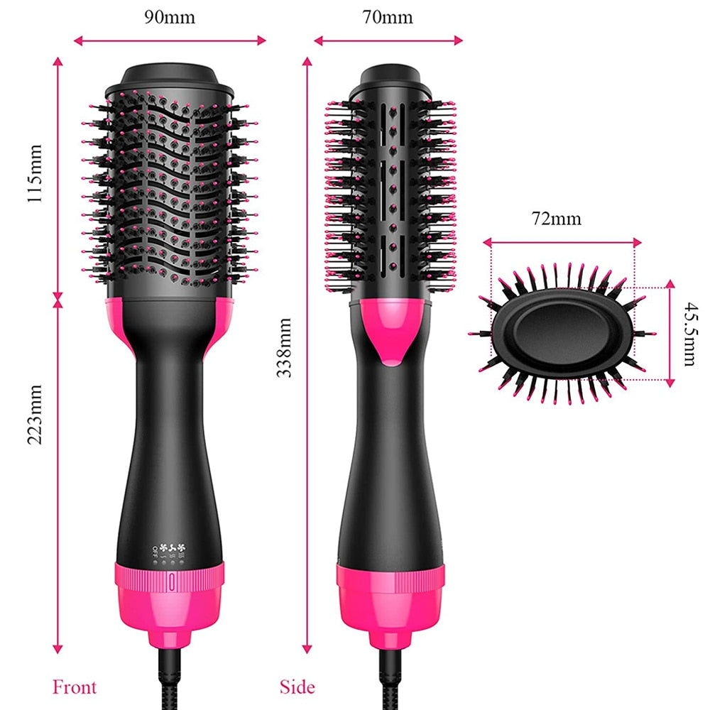 Pirilia™ Styling Brush - 3 in 1 Hair Straightening Brush, Volumizer & Dryer