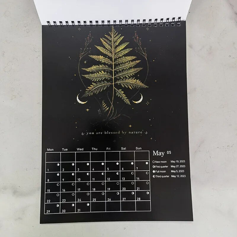 Gift of the Cosmos: Dark Forest Lunar Calendar