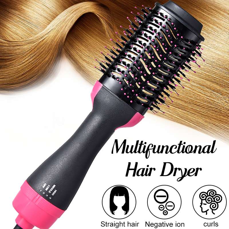 Pirilia™ Styling Brush - 3 in 1 Hair Straightening Brush, Volumizer & Dryer