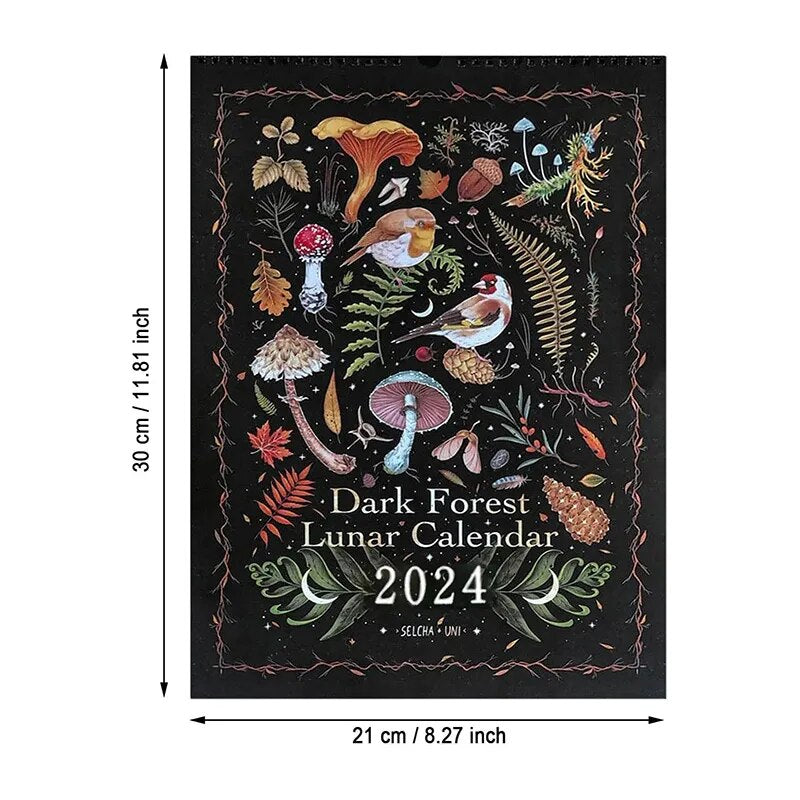 Gift of the Cosmos: Dark Forest Lunar Calendar